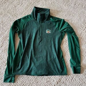 adidas Women's Dark Green Long Sleeve Top